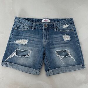 Cutest Softest Distressed YMI Denim Jean Shorts PRICED TO SELL